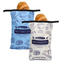 1 x RAW Customer Returns Winter Shore Reusable Bread Bags Pack of 2 - for Large and Freshly Baked Bread, Machine Washable and Freezer Safe, Food Grade Bread Bags, Recycled Materials, 305 x 430 x 2 mm - RRP €19.15