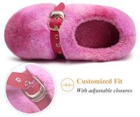 1 x Brand New KuaiLu Comfortable Memory Foam Women s Orthopedic Slippers Winter Warm Fur Slippers with Arch Lightweight Non-Slip Indoor Outdoor Size 42 Pink - RRP €51.6