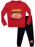 1 x RAW Customer Returns Disney Cars pajamas Lightning Mcqueen pajamas for boys Pyjamas children slim fit red 104 - RRP €19.99