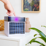 2 x RAW Customer Returns Silvergear Mobile Air Conditioner Air Cooler with 3 Speeds Timer Water Cooling Fan Save Energy and Cool Your Home Mini Air Conditioner without Exhaust Hose - RRP €70.56