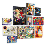 1 x RAW Customer Returns Giallobus - Set of 10 Multi-Panel Paintings - Vassily Kandinsky - Kandinsky 1 - MDF Wood - - 2 x 42x29.7cm - 4 x 29.7x21cm - 4 x 21x14.85cm - - Ready to Hang - Modern Paintings for the Home - RRP €43.76