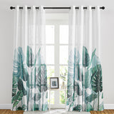 1 x RAW Customer Returns PONY DANCE Living Room Curtains Modern Set of 2 H 240 x W 132 cm Voile Curtains White Linen Look Curtain Transparent Balcony Door Curtain Decorative Curtains Curtains with Pattern Eyelet Curtain Semi-Transparent - RRP €32.57