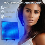 1 x RAW Customer Returns Solarium for home, portable facial tanning solarium for home with 225 LEDs, foldable, adjustable stand and hanging hooks, solarium for home full body for body and face - RRP €79.99