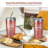 1 x RAW Customer Returns Hzdyopk Mother s Day Gifts, Gifts for Mom Thermal Mug Stainless Steel with Saying 600ml Birthday Gift for Mom Personalized Mother Best Mom Mug in the World Double-Walled Coffee Mug - RRP €18.99