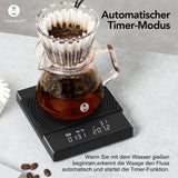 1 x RAW Customer Returns TIMEMORE Exclusive - Black Mirror Basic PRO coffee scale with timer, flow measurement, digital coffee scale with 0.1g precise graduation, espresso scale, kitchen scale 2000 grams, black - RRP €52.44