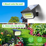 1 x RAW Customer Returns LOTMOS Colorful RGB Solar Lights for Outdoor Garden 3 Pack 20 LED 6 Fixed Colors 1 Cycle Mode , IP67 Waterproof Solar Garden Lighting Outdoor, LED Solar Spotlight Outdoor, Light Sensor Solar Light for Garden - RRP €28.27