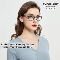 1 x RAW Customer Returns Eyeguard Reading Glasses, Stylish Patterned Frames, Fashion Women s Glasses for Women, Pack of 4 4 Colors, 2.00  - RRP €17.59