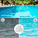 1 x RAW Customer Returns VAZILLIO filter balls 1500g pool filter balls replace 54kg filter sand for sand filter systems, swimming pool, filter pump, aquarium sand filter - RRP €26.99