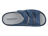 1 x RAW Customer Returns J rgen Hirsch women s mules Comfort 02, with 3 velcro fasteners and ergonomic footbed, in 2 colours blue, numeric 41  - RRP €70.39