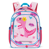 12 x Brand New WAWSAM Dinosaur Children s Backpacks for Girls - School Backpack Teenager for Preschool Kindergarten Primary School Pink School Bags Backpacks Laptop Backpacks Hiking Travel Backpacks Daypacks - RRP €371.76