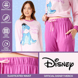 1 x RAW Customer Returns Disney Women s Long Pajamas, Stitch Pajamas Women s Set Pink Eeyore, L  - RRP €23.18