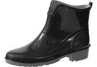 1 x RAW Customer Returns Ladeheid Women s Short Waterproof Wellington Boots Elegant and Comfortable LA-930 Black, 39 EU  - RRP €20.16