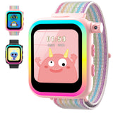 1 x RAW Customer Returns Child Smart Watch, Robot Camera Smartwatch Girl Games with Effect Lights School Mode Music Storybooks Alarm Clock Pedometer Touch Screen Video, Smart Watch Gifts 3-12 Boys Girls - RRP €24.04