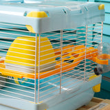 1 x Brand New Hamster Cage Hamster Cage 36 25 27cm Hamster Cages for Small Rodents with Tubes Yellow  - RRP €34.28