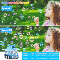 10 x Brand New Panacare Automatic Bubble Machine for Kids, 16000 Bubbles per Minute, 16 Holes Bubble Machine with LED 2x80ML Bubble Solution Double Ports ,Bubble Toy Birthday Party Wedding Gift - RRP €299.9