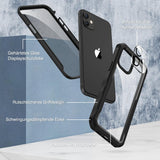 1 x RAW Customer Returns CENHUFO Privacy Cover iPhone 11, with Anti-Spy Tempered Glass Screen Protector and Camera Film 9H HD 360 Degree Shockproof Rugged Front Back Double Sided Case for iPhone 11 - Black - RRP €17.99