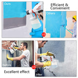 1 x RAW Customer Returns KeLDE electric paint spray gun 600W, HVLP paint spray gun with 800 ml container, 3 spray patterns and 4 nozzles for varnishes wall paint, indoors outdoors - RRP €47.49