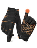 2 x Brand New INBIKE MTB Gloves Mountain Bike Protection Long Cycling Gloves Men Women Resistant Winter Summer Touch Screen MC034 Orange 2XL - RRP €55.2