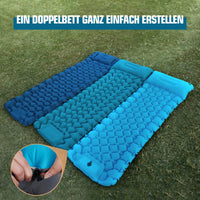 1 x RAW Customer Returns Ultralight Outdoor Self-inflating Camping Mat - 10cm Thick Self-inflating Single Inflatable Mattress Portable Folding Bed Large Waterproof Mat for Trekking Tents - RRP €33.23