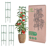 1 x RAW Customer Returns Pack of 4 tomato and cucumber trellises Adjustable trellises for tomatoes Tomato trellises Tomato trellises Tomato stakes Tomato columns Flowers plants - RRP €54.99