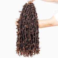 2 x Brand New 6 Packs Butterfly Locs 24 Inch Crochet Braids Synthetic Hair Pre Loops Soft Locs Goddess Hair Crochet Soft Butterfly locks crochet braids 24 inch Faux locs 12 strands pack - RRP €89.98