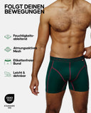 1 x RAW Customer Returns DANISH ENDURANCE Men s Sports Boxer Shorts 3 Pack Multicolored 1 x black, 1 x green purple, 1 x black red , XX-Large  - RRP €30.44