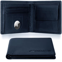 1 x RAW Customer Returns Marc Peter California AirTag Wallet with coin pocket and RFID protection AirTag purse Apple Airtag wallet Vintage Charcoal wallet - RRP €35.2