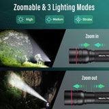 1 x RAW Customer Returns GEARLITE Extremely Bright LED Flashlight, 1000 Lumen LED Flashlight with 4 Modes, Mini Portable Flashlight, LED Flashlight for Gift, Camping, Emergency, Outdoor, 2 Pack - RRP €22.8