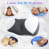 1 x RAW Customer Returns SAHEYER Orthopedic Pillow Memory Foam Pillow, Neck Support Pillow Head Pillow Side Sleeper Pillow, Neck Pillow Sleeping Pillow for Side Back Stomach Sleepers 65 30 8.5 12cm - RRP €29.99