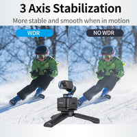 1 x RAW Customer Returns Feiyu Pocket 3 with Wireless Remote Control - 4K Vlog Camera with 3-Axis Gimbal, Face Tracking, Magnetic Stand, 130 Wide Angle and F2.0 Aperture, Pocket-Sized Camcorder for Photography - RRP €389.0