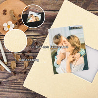 1 x RAW Customer Returns Benjia Self Adhesive Photo Album, Blank Pages Photo Album with Sticker and Metallic Pen for 9x13 10x15 13x18 A4 A5 A6 Small 40 Sheets 80 Pages, Beige  - RRP €23.96