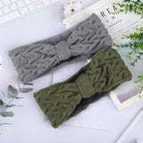 2 x Brand New 2PCS Velvet Bow Wool Headband Women s Velvet Bow Wool Headband, Knit Earmuffs, Warm Twist Headband for Autumn and Winter Accessories color 2  - RRP €18.16