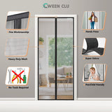 1 x RAW Customer Returns Fly screen door magnet 85x220cm, latest models, fly screen balcony door without drilling, suitable for balcony doors, French doors, patio doors. Black - RRP €24.58