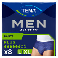 1 x RAW Customer Returns TENA Men Pants Plus Medium M Incontinence Briefs for Men 1 box 4 x 12 48 pieces  - RRP €61.0