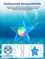 1 x Brand New DANSIOYE Pool lights underwater with APP control, double light with 8M cable, IP68 waterproof RGB smart color dimmable LED pool lighting underwater 20W, for above-ground pools, built-in pools and steel wall pools - RRP €120.0