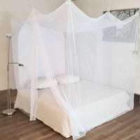 1 x RAW Customer Returns FLYSTOPPER - MOSQUITO NET double bed XXL - 240x220x230, XXL mosquito net for bed, finest holes, rectangular net curtain travel, insect protection, 2 entries, easy to attach, carrying bag - RRP €40.28