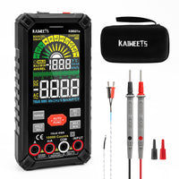 1 x RAW Customer Returns KAIWEETS Rechargeable Smart Multimeter 10000 Counts, Professional Digital Multimeter, Measures Current Voltage Resistance Continuity Capacitance Diode Frequency-KM601s - RRP €59.99