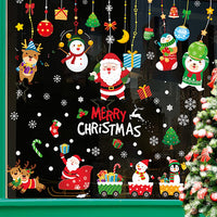 1 x RAW Customer Returns Christmas Window Decoration Self Adhesive Large Size Christmas Decoration for Kids Room A  - RRP €22.8