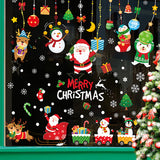 1 x RAW Customer Returns Christmas Window Decoration Self Adhesive Large Size Christmas Decoration for Kids Room A  - RRP €22.8