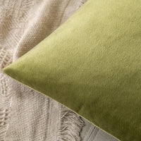 1 x Brand New MIULEE 1 piece velvet cushion cover, decorative sofa cushion, decorative cushion, decorative cushion cover with hidden zip for sofa, bedroom, 45 x 45 cm, green - RRP €20.4