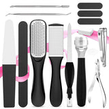 21 x Brand New 20 in 1 Professional Pedicure Kit, Foot File Foot Rasp Stainless Steel Pedicure Tools, Double Sided Foot File for Removing Hard, Dead Skin and Best Foot Care Kit - RRP €335.58