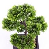 1 x RAW Customer Returns AIVORIUY Bonsai Tree Artificial Houseplants in Pots Fake Plants Decoration Japanese Pine Plastic Plants 33 cm High for Home Decoration as Desktop Display Zen Decoration - RRP €20.15