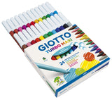 1 x RAW Customer Returns GIOTTO Turbo Maxi - Case of 24 Wide Tip Markers, 5 mm, Super Washable - RRP €13.94