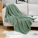 1 x RAW Customer Returns MIULEE Cuddly Blanket Fleece Blanket Flannel Blanket Solid Color Living Room Blankets Couch Blanket Fluffy Throw Microfiber Bedspread Sofa Blanket Blanket For Bed Sofa Bedroom Office 60x80Inch 150x200cm Matcha Green - RRP €26.0