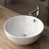 1 x RAW Customer Returns Washbasin for your Main and Guest Bathroom Waschbecken24 38x38x16cm, White A87  - RRP €66.11