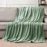 1 x RAW Customer Returns MIULEE Cuddly Blanket Fluffy Blanket Fleece Blanket Living Blankets Couch Blanket Fluffy Throw Microfiber Bedspread Sofa Blanket Blanket For Bed Sofa Bedroom Office 220x240 cm Matcha Green - RRP €33.13