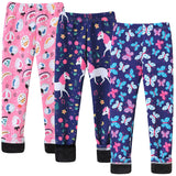 1 x Brand New Maeau Pack of 3 Warm Leggings Girls Children s Winter Trousers Fleece Lined Thick Trousers Cotton Leggings Lined Children 110 - RRP €33.99