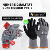 1 x RAW Customer Returns 6 pairs of work gloves for men - assembly gloves with optimal grip fine touch, oil-resistant and breathable, industrial protective gloves for mechanics and workshop, size 11 XXL - RRP €18.83