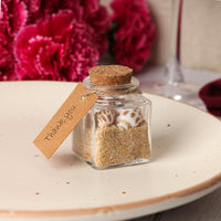 1 x RAW Customer Returns Belle Vous 15pcs Set of Small Glass Jars with Cork Stopper, Labels and String for 50 ml Glass Bottles - Airtight Glass Jar with Cork Stopper - Jars for Spices, Wedding Favors and Jam - RRP €21.44