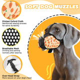 4 x Brand New BONTHEE Dog Muzzle, Soft Dog Muzzle for Small, Medium Dogs with Breathable Mesh, Adjustable Loop Prevents Biting, Chewing and Barking for Poisoned Bait - RRP €33.08